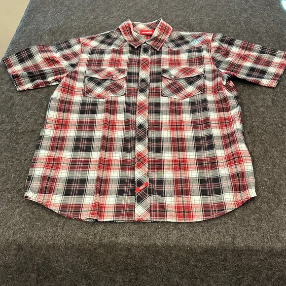 Vans Button Down Short Sleeve Shirt Size SMALL (E-9) - Picture 1 of 5